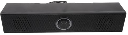 VERDANVERSE Barre de Son pour Ordinateur, Enceinte Compacte à 2 Haut-parleurs, Connexion USB, Volume Élevé, pour Bureau et PC