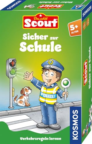 Kosmos Scout - Sicher zur Schule | Lernspiel für 2-4 Kinder ab 5, Reisespiel, Kinderspiel