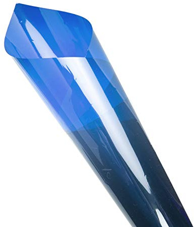 Blue Lighting Gel Filter Transparent Color Correction Daylight Conversion for 800W Red Head Light Strobe Spotlight Flash Photography Photo Studio Wratten Filter, 50x40cm