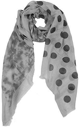 Glamexx24 Damen Punkte Print Schal XXL Halstuch Kopftuch Schlauchschal Stola für Frühling Sommer Ganzjährig