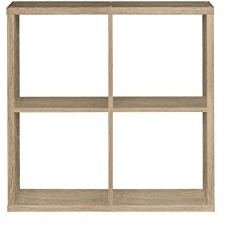 Forte Mauro Regal 2x2 Fächer, Holzwerkstoff, Sonoma Eiche, (B*H*T): 72,7 x 72,8 x 32,9 cm