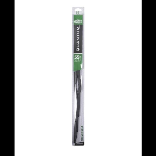 Quantum Energy Limpiaparabrisas Magneti Marelli Slim de 55 cm, protector de 22 pulgadas con accesorio universal