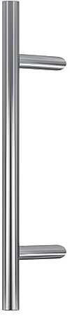 BASI Stoßgriff | Stangengriff | verschiedene Ausführungen | 45° Stützen | Haustürgriff mit Montageset | 400x300 mm | 600x400 mm | 800x600 mm | 1200x900 mm