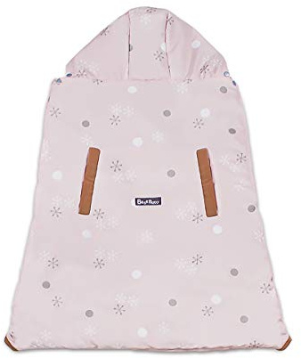 SONARIN Universal All Seasons Regenhaube für Babytrage, Regenschutz,Windschutz,Wasserdichtes,abnehmbares Innenfutter für den Winter Warm(Rosa)