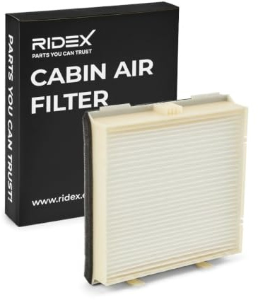 RIDEX 424I0142 Innenraumfilter Pollenfilter Höhe: 42 Breite: 196 Länge: 194 Kompatibel mit VW Golf 2 19E, 1G1 Golf 1 Cabriolet 155 Golf 1 17 Jetta II 19E, 1G2, 165, SEAT TOLEDO I 1L