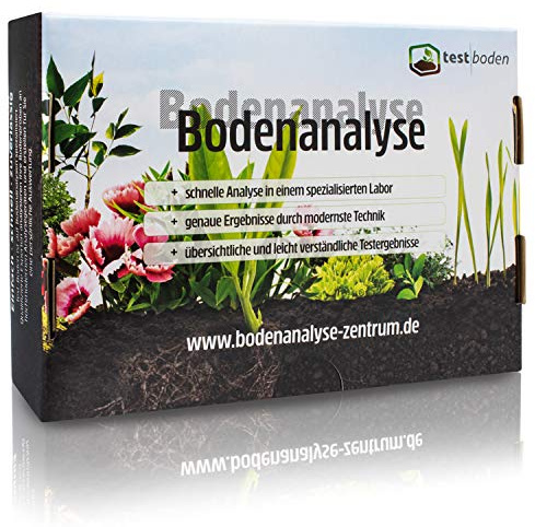 Bodenanalyse Zentrum Bodentest Maxi auf Schadstoffe (Schwermetalle), Nährstoffe, Mineralstoffe und Spurenelemente inkl. Bodenalayse im Labor | Bodenanalyse im Labor – Schadstoffe/Schwermetalle, Nährstoffe, Mineralstoffe, Spurenelemente