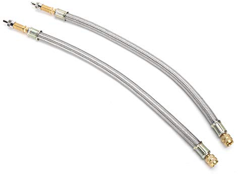 2 ück 11,8 Zoll 334000 Ventilschaft Flexible Verl?ngerung - Reifenventiladapter für LKW-Wohnmobilanh?nger Schwere Fahrzeuge