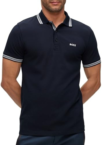 BOSS herr Polotröja Paddy, Dark Blue402, M