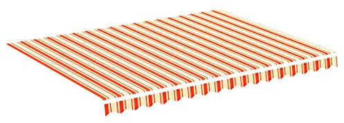Susany Tessuto di Ricambio per Tenda da Sole Rettratile,Tela per Tenda Esterno Sole,Tela per Tenda da Sole da Balcone,Patio,Terrazzo,Esterno,Giardino,Tela di Ricambio per Tenda da Sole
