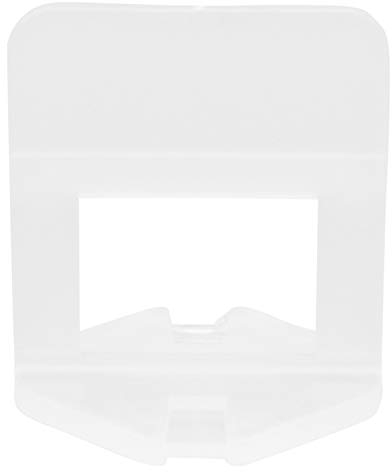 Bauhandel24 200 clips niveladores de azulejos 1 mm lengüetas sistema de nivelación cuñas para azulejos herramienta de colocación cuñas niveladoras suelo artefacto de nivelación baldosas pared suelo