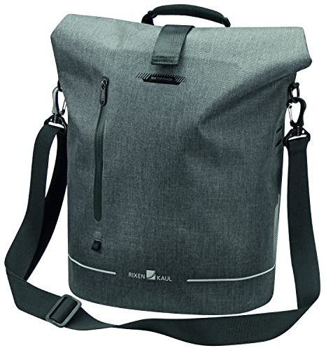 KLICKfix Unisex – Erwachsene Lightpack Gepäckträgertasche, Grau, One Size