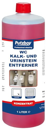 PUTZBOY WC Kalkstein und Urinstein Entferner - Konzentrat - Reiniger für Urinale und WC-Becken - 1 Liter - Made in Germany