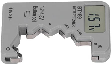Universeller Digitaler Batterietester, Echtzeit-LCD-Display, ABS-Gehäuse, Batterieprüfgerät Zur Erkennung