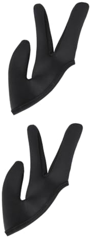 Healvian 2 Stk Volumen-haar-tool Fingerschutz Lockenstab-handschuhe Handschuhe Zum Färben Von Haaren Billardhandschuhe Haarstyling-werkzeuge Drei Hohe Temperaturbeständigkeit Curling-tool