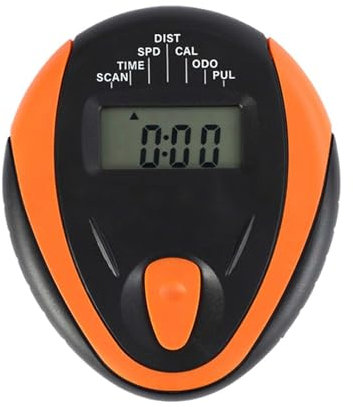 Amagogo Contachilometri Bici Senza Fili, Rider con Fascia Cardio, Monitor Tachimetro Display LCD Cyclette Computer per Bici da Interno Contatore, Timer per Distanza,Velocità,Frequenza Cardiaca,Caloria