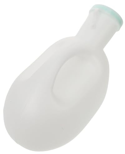 SEWOART Urinoir en Plastique Blanc 2000ml pour Hommes Grosse Capacité, Conception Soignée, pour Hôpital et Camping, Adapté aux Patients Alités et Personnes Âgées