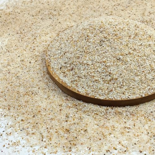 FANTIAN Aquarium Sand, 4.5 kgs Beige Fish Tank Sand. Decorative Coarse Sand for Terrariums, Succulent Plants, Fire Pits, Candle, Vase and Crafts and Soil Cover