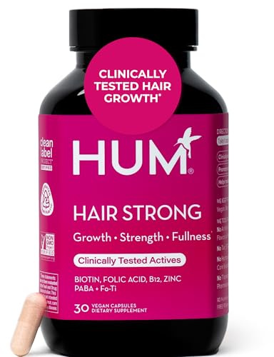 HUM Hair Strong Capsules, Hair Growth Support, 30 Count