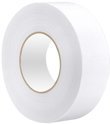 PATIKIL Nastro per Campo di Pickleball 50mm x 72M, Kit di Marcatura del Campo da Pickleball per Campi Tennis Interno/Esterno Pallavolo Badminton, Bianco