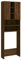 Gecheer Mobile Armadio,per Lavatrice,Verticale,Salvaspazio,Moderno in Multistrato,Rovere Marrone,64x25,5x190 cm,Mobile per Lavatrice con 2 Ante e Ripiani,Mobile per Lavatrice Salvaspazio,Mobile Alto
