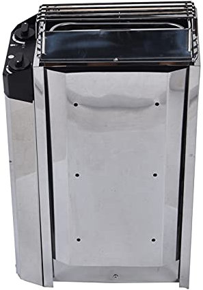 Luocute Electric Sauna Heater, Stainless Steel Sauna Stove with Internal Control, Bath Sauna Room Heater Equipment for 12 Cubic Meter