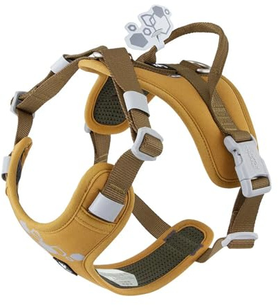 Hurtta Weekend Warrior Hundegeschirr II ECO (Desert, braun, 75-100 cm)