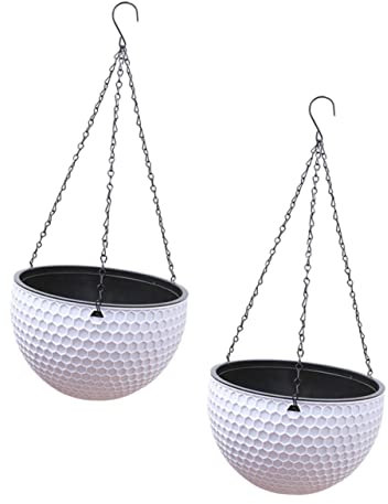 TOYANDONA Maceta Colgante De Plástico Práctica y Duradera para Plantas De Interior y Exterior
