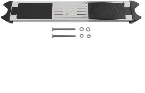 Eawfgtuw Scaletta per piscina in acciaio inox, pedali di ricambio con cuscinetti in gomma antiscivolo, per scala sotterranea fuori terra, resistente, lunghezza 50 cm