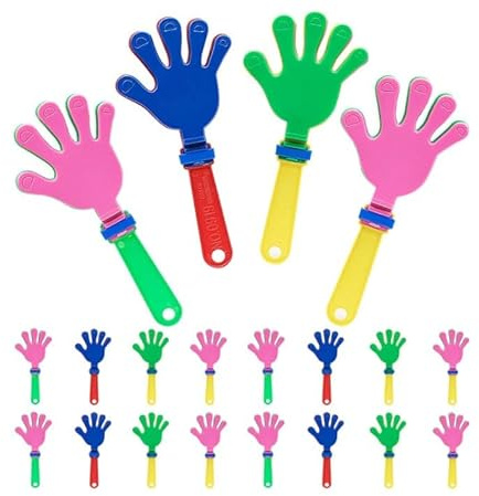 Halloween Party Noise Makers 20 Packs Hand Clappers Cheer Clappers Ideal for Events Festivals and Celebrations Exciting Sound Makers for Sporting Activities and Gatherings (19x9x1.1)