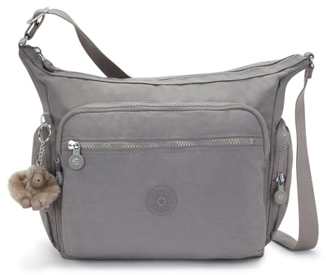 Kipling Gabbie Umhängetasche, Leicht, Mittlere Größe mit mehreren Fächern