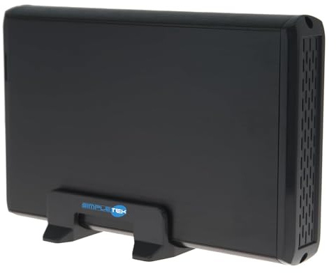SIMPLETEK - Disco duro externo 4TB USB 3.2 Gen 1 | Con fuente de alimentación externa | compatible con cualquier PC/servidor (reacondicionado)