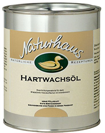 NATURHAUS NATURFARBEN Hartwachsöl, 1 Stück, matt/farblos, 750 ml