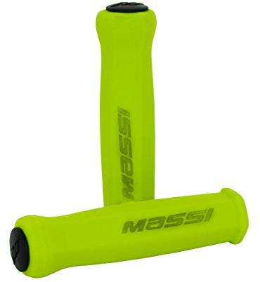 Massi Elite Light Empuñaduras De Espuma, Unisex Adulto, Amarillo Fluorescente, Talla Única