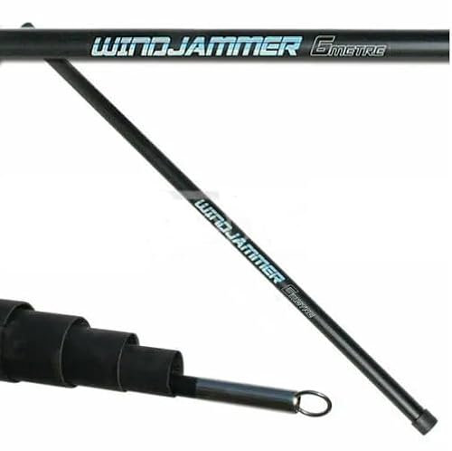 Windjammer Telescopic Windsock Flag Pole Caravan/Festival/Camping 5m