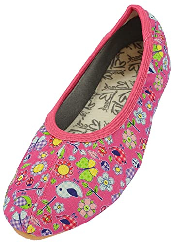 Beck Mädchen Harmonie Gymnastikschuhe, Pink, 25 EU