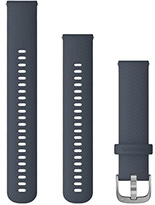Garmin Schnellwechsel-Armband 18mm, passend für Venu 2S/ 3S, Vivoactive 4S, Vivomove 3S, Legacy Hero Rey/ Captain Marvel, Forerunner 255S/ 265S