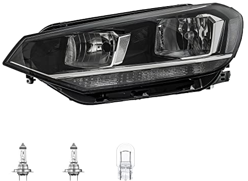 Halogen Scheinwerfer Frontscheinwerfer links H7/ H7 für Touran inkl. OSRAM Lampen mit Elektromotor