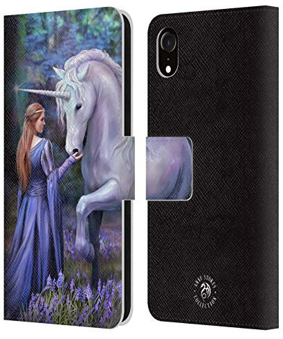 Head Case Designs sous Licence Officielle Anne Stokes Jacinthe des Bois Bois Fantaisie 2 Étui Portefeuille en Cuir Compatible avec Apple iPhone XR