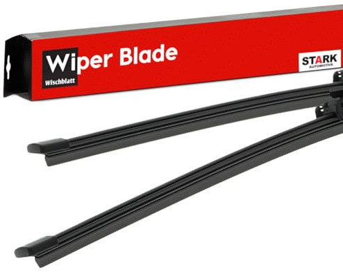 STARK Scheibenwischer Set Wischerblätter Satz mit Spoiler Frontscheibenwischer Vorne Wischblattausführung: Rahmenlos Länge 1: 650mm Länge 2: 400mm SKWIB-0940348