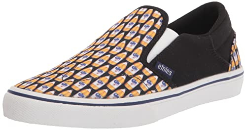 Etnies 4107000566 Skate Shoe, Black/Print - Sustainable, Comfortable, and Durable Footwear