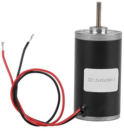 Wakects Moteur à Courant Continu Mini Moteur à Courant Continu à Aimants Permanents 31ZY Réversible CW/CCW Moteur Electrique Permanent pour Générateur DIY(12V 8000 Tour)