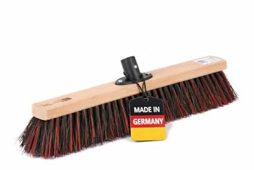 Spezieller Straßenbesen Arenga Mix Borsten 60 cm Lang Besen ohne Stiel | Mit QuickFix-Halter für Standardstiele, ArengaMix-Borsten, Für groben und feinen Schmutz