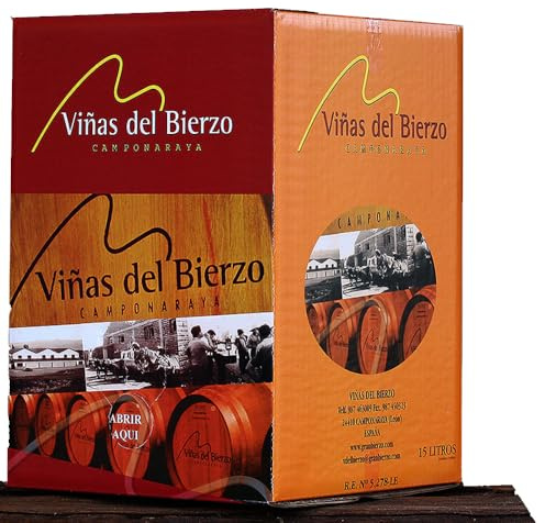 Bag in Box vino tinto 100% variedad mencía. 15 litros