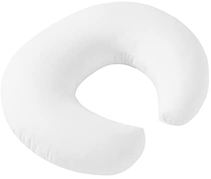 Aullar Nursing Pillow and Positioner with Cover for Breastfeeding and Bottle Feeding, Propping Baby, Tummy Time, Baby Sitting Support, Awake-Time Support (Pillow Only, 22 x 17.7 x 5.9)