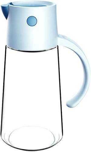 Aceitera y vinagrera Antigoteo Cocina Auto Flip Olive Oil Sprayer Botellas de vinagre con manija automático de manejo sin Deslizamiento for biberón de condición (Size : 650ml)