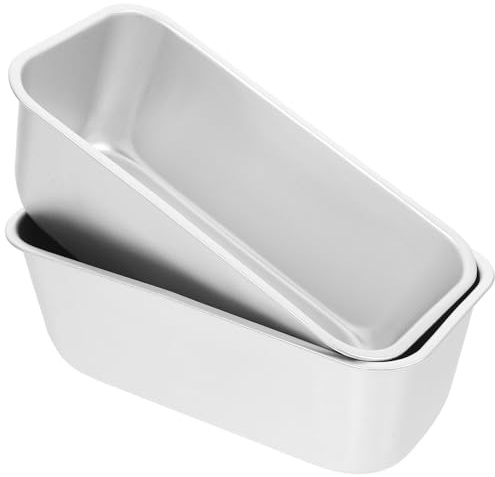 Kichvoe 2 Stück Toast Backform Aus Aluminiumlegierung Kuchenform Für Brot Burger Und Toast Ofenfest Für Zuhause Kuchen Backen Und Party 7.87 X 3.86 X 2.76 in