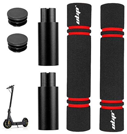 MotuTech Lenkerverlängerung für Segway Ninebot Max G30 Scooter, erweiterter Schwammgriff, atmungsaktiv und schweißabweisend, Schwarz