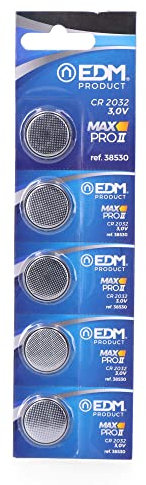 Lithium-Knopfzelle CR2032, 3 V, Ø 20 x 3,2 mm, ideal für elektronische Geräte, Uhren und Spielzeug.