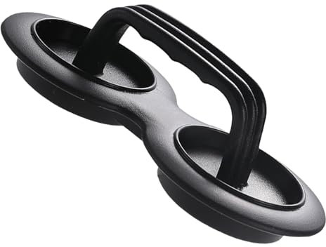 Double Hole Burger Press, Burger Press Quarter Pounder Maker, Manual Pork Beef Burger Maker Mold, 2-Cavity Non-Stick Meat Patty Press, Gadget for BBQ, Baking, Stuffed Burgers