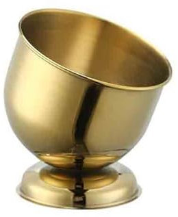 MENGLI-2024 Eiskübel Eiseimer Bar abgeschrägter Edelstahl-Eiskübel for EIS, Champagner, Wein, Bier, EIS, Pellet-Eiswürfelkübel Eiswanne(Gold)